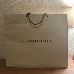 Burberry large shopping bag